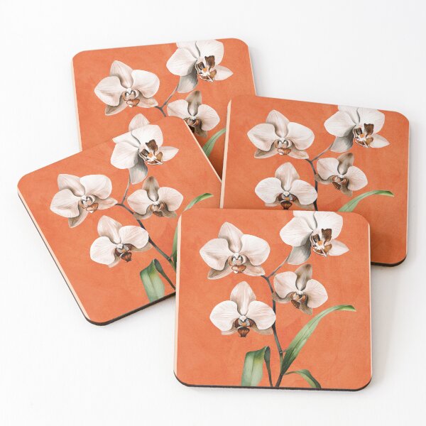 Item preview, White Orchid Floral Art designed and sold by Branka Kodzoman.