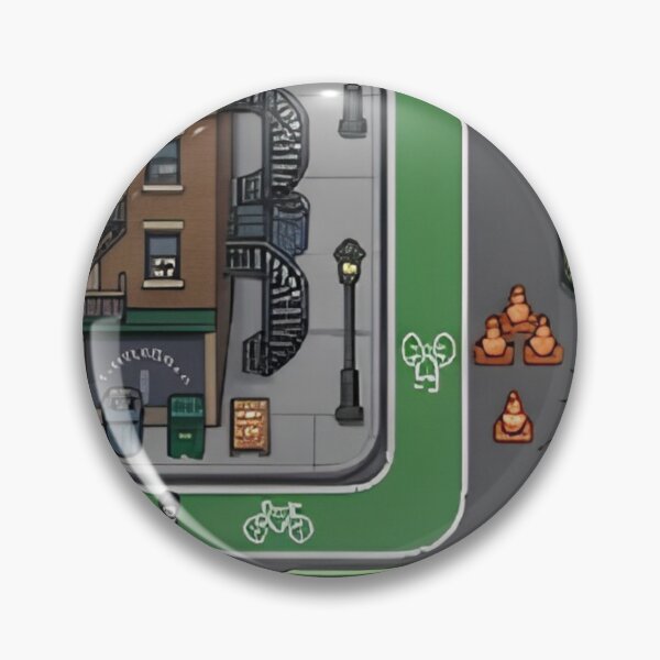Item preview, Montreal Pixel Art Retro Game Start Screen Pothole Quebec Street Art Print designed and sold by LouDSarG.