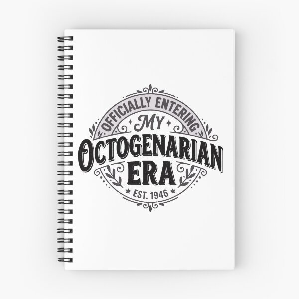 Item preview, Officially Entering My Octogenarian Era designed and sold by PaigePolyArt.