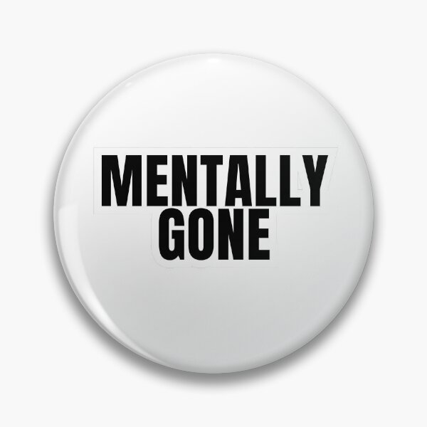 Item preview, Mentally disappeared Sticker designed and sold by MentalOffline.