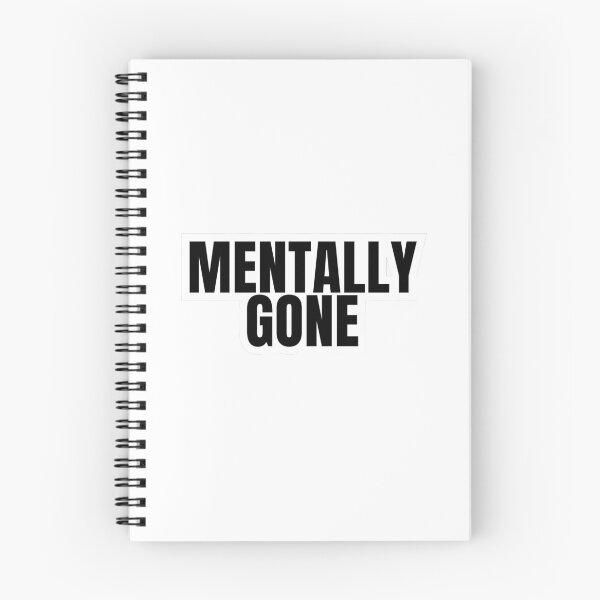 Item preview, Mentally disappeared Sticker designed and sold by MentalOffline.
