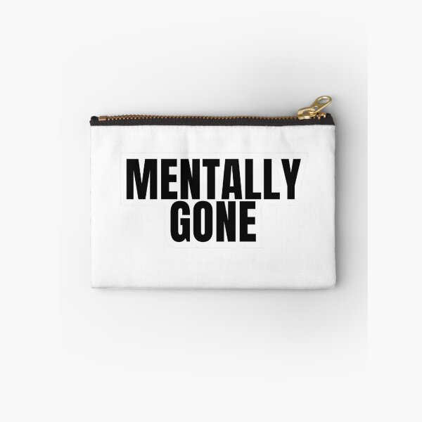 Item preview, Mentally disappeared Sticker designed and sold by MentalOffline.