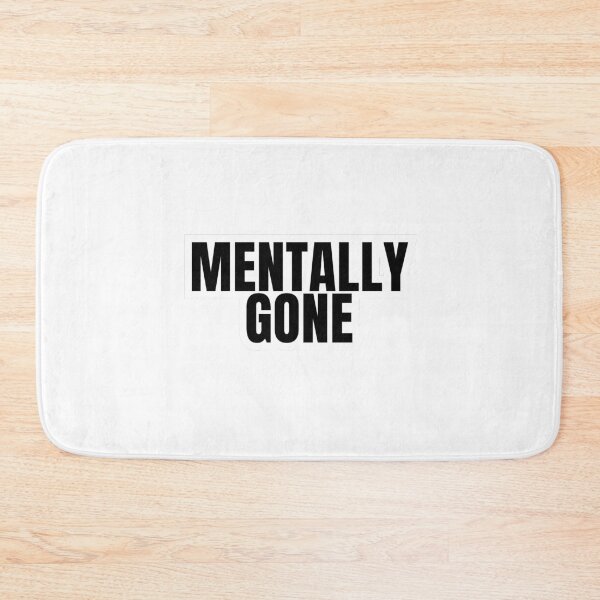 Item preview, Mentally disappeared Sticker designed and sold by MentalOffline.