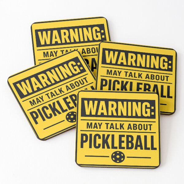 Item preview, Warning: May Talk About Pickleball designed and sold by EastEndTownie.