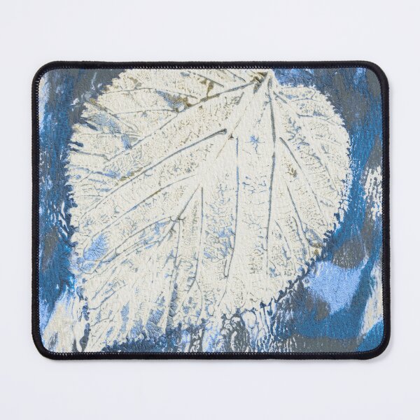 Item preview, Mulberry Leaf Study — Silver Blue designed and sold by Gentle Bookbinding.