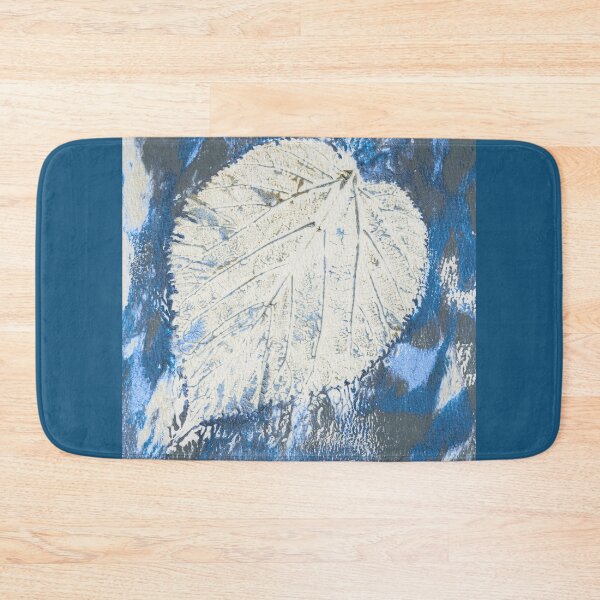 Item preview, Mulberry Leaf Study — Silver Blue designed and sold by Gentle Bookbinding.