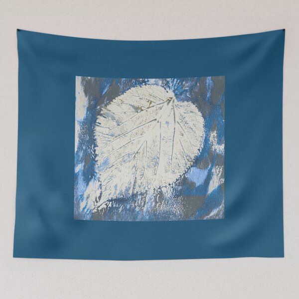 Item preview, Mulberry Leaf Study — Silver Blue designed and sold by Gentle Bookbinding.