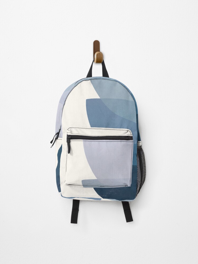 Thumbnail 1 of 3, Backpack, Blue Stack 2 designed and sold by Nadjaa.