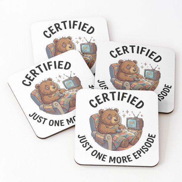 Item preview, Certified Series Addict – Binge-Watching Mode: ON designed and sold by PrincessLavinia.