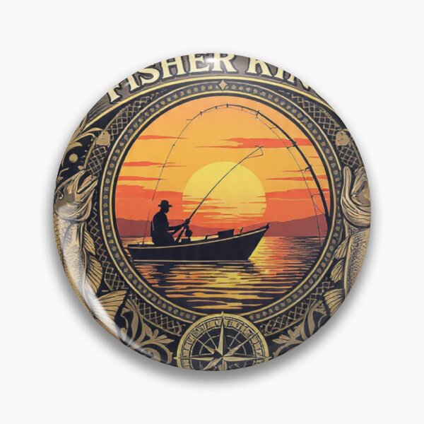 Item preview, Dawn Patrol Fisher King Funny Dad Fishing Gift designed and sold by YMLux.