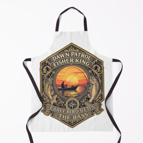 Item preview, Dawn Patrol Fisher King Funny Dad Fishing Gift designed and sold by YMLux.