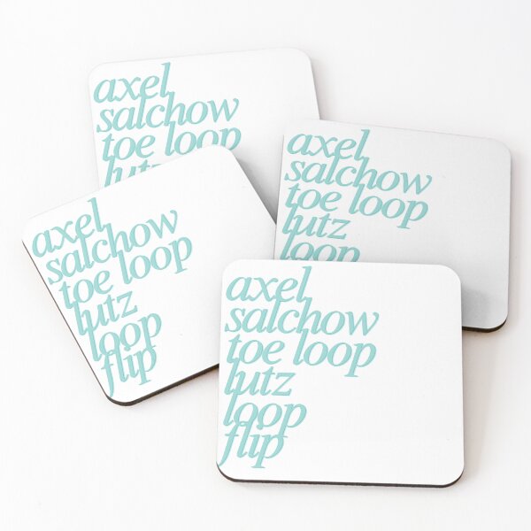 Item preview, figure skating jumps axel flip toe loop loop salchow lutz  designed and sold by zsasstuff.