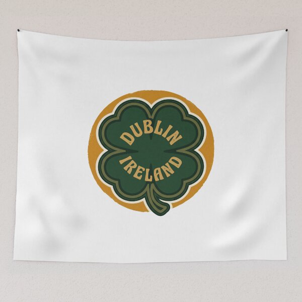 Item preview, Vintage Dublin Ireland Travel Poster | Retro Irish City Wall Art  designed and sold by andres felipe  Guevara Rincon.