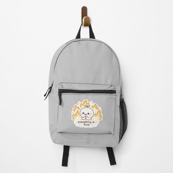 Item preview, Everything Is Fine Cute Sticker | Funny Anxiety Meme Kawaii Character Burnout Humor designed and sold by Qingtian814.