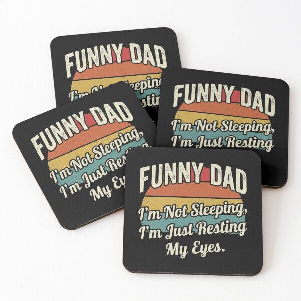 Item preview, Funny Dad Resting My Eyes Retro designed and sold by ShopVelona.
