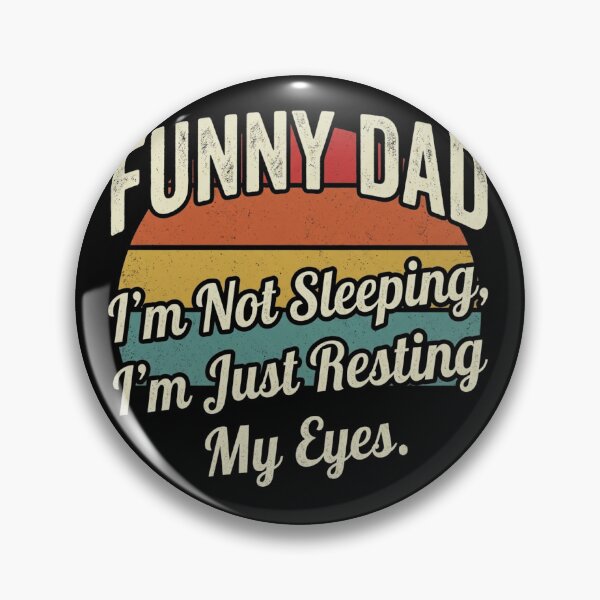 Item preview, Funny Dad Resting My Eyes Retro designed and sold by ShopVelona.