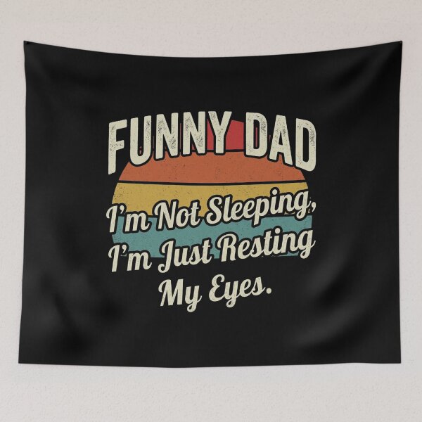 Item preview, Funny Dad Resting My Eyes Retro designed and sold by ShopVelona.