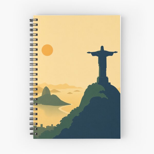 Item preview, Rio de Janeiro Minimal Sunset Poster designed and sold by Creative_Canvas.