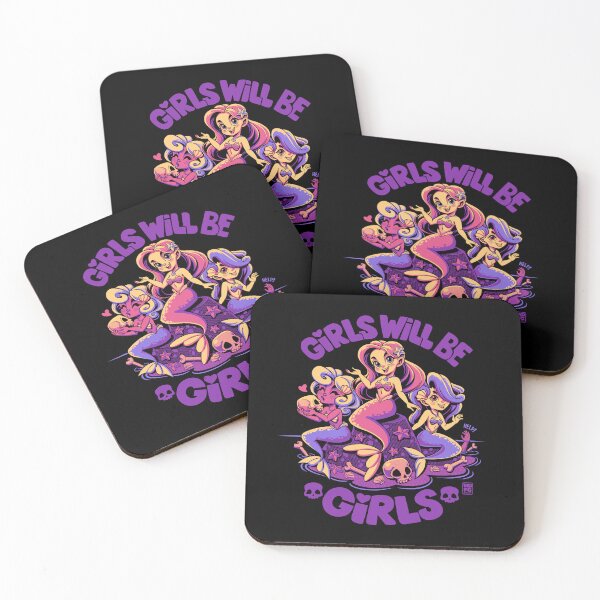 Item preview, Girls Will Be Girls designed and sold by World Domination For Cats ®.
