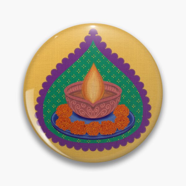 Item preview, Diwali Card with a Textured Yellow Background by SeeMyArt Designs designed and sold by SeeMyArtDesigns.