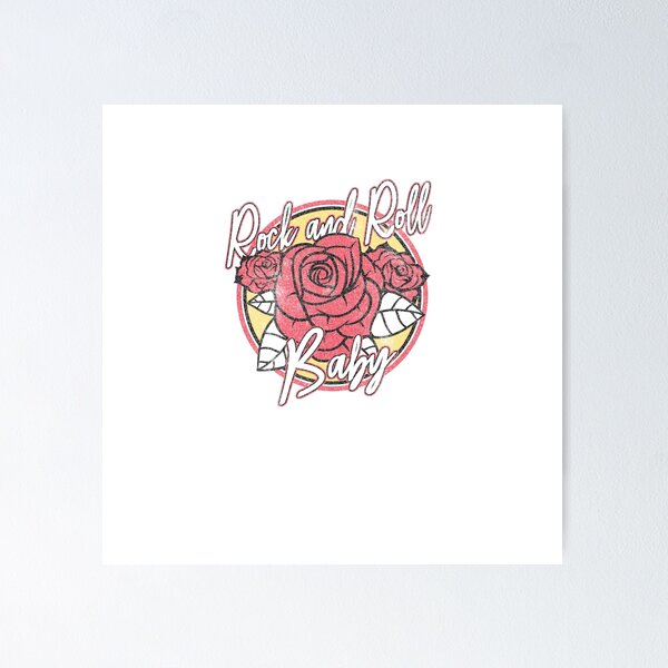 Item preview, Rock and Roll Baby Vintage Rose Design designed and sold by The secret storage room.