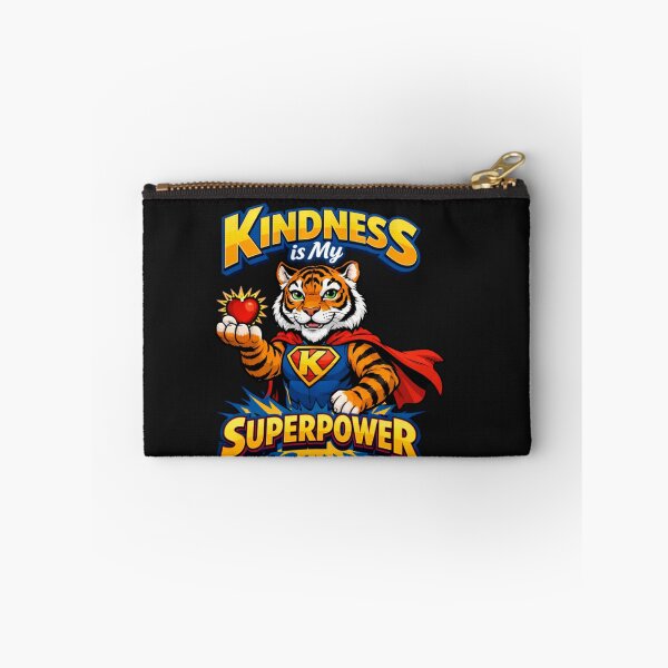 Item preview, Kindness is My Superpower Tiger Hero designed and sold by Tsugraf Designs.