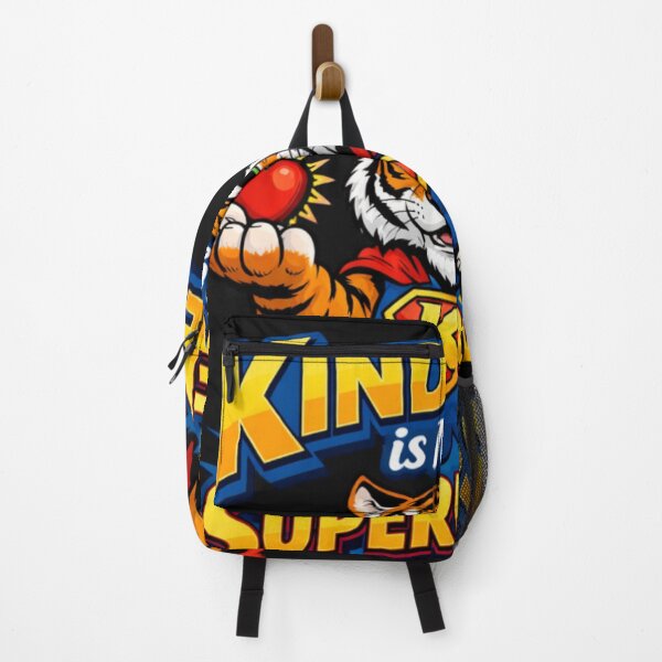 Item preview, Kindness is My Superpower Tiger Hero designed and sold by Tsugraf Designs.