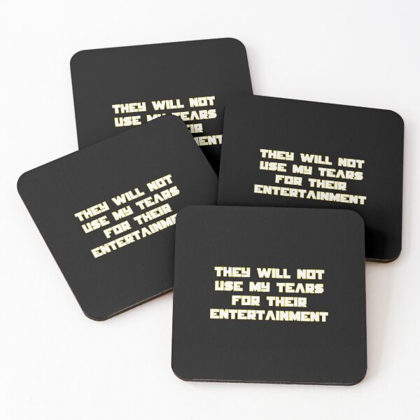 Item preview, They Will Not Use My Tears Dystopian Rebellion Quote Design designed and sold by creatingmouseshop.