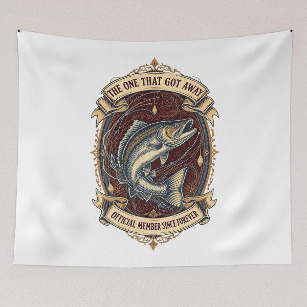 Item preview, The One That Got Away Club Funny Dad Fishing Gift designed and sold by YMLux.