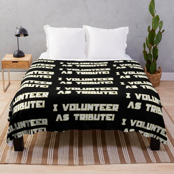 Item preview, I Volunteer As Tribute Dystopian Quote Inspired Design designed and sold by creatingmouseshop.