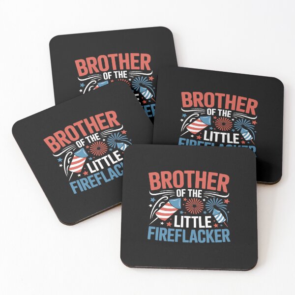 Item preview, 4th of July Birthday Brother of the Little Firecracker designed and sold by BlassmausArt.