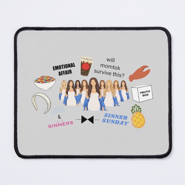Item preview, MomTok Drama Wives Reality TV Inspired Collage Aesthetic Design designed and sold by creatingmouseshop.
