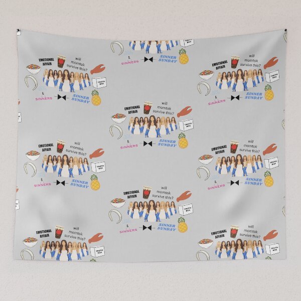 Item preview, MomTok Drama Wives Reality TV Inspired Collage Aesthetic Design designed and sold by creatingmouseshop.
