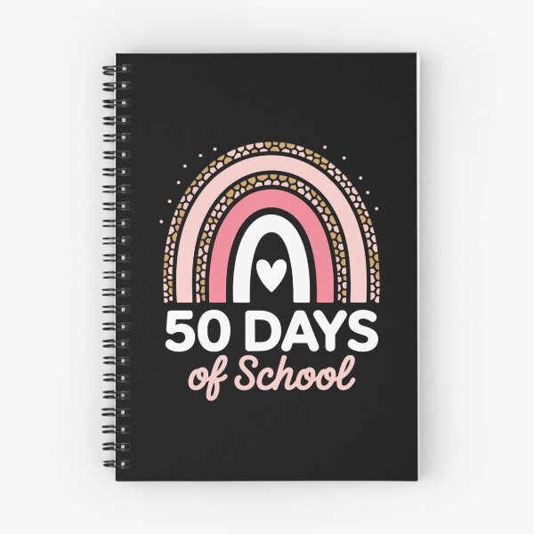 Item preview, 50th Day of School Teacher Rainbow Leopard 50 Days Smarter designed and sold by BlassmausArt.