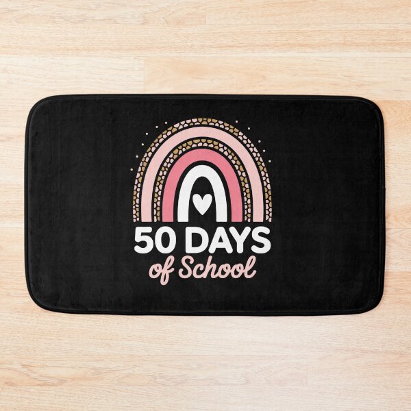 Item preview, 50th Day of School Teacher Rainbow Leopard 50 Days Smarter designed and sold by BlassmausArt.