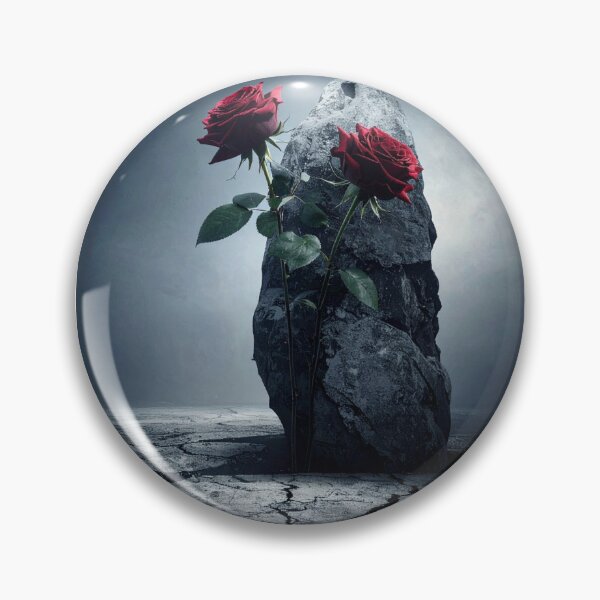 Item preview, Enduring Strength Red Rose | Resilience Symbol | Dark Aesthetic Flower Art designed and sold by SabraDD.