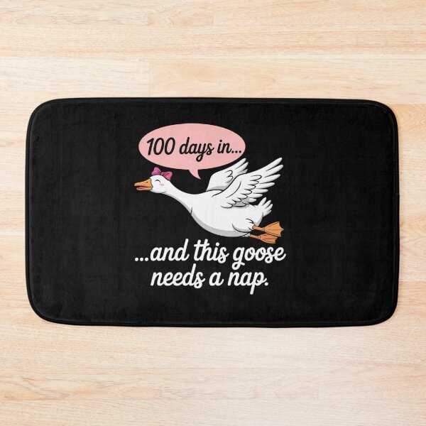 Item preview, 100 Days in... Goose Needs a Nap Funny 100th Day of School designed and sold by BlassmausArt.