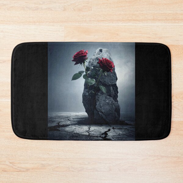 Item preview, Enduring Strength Red Rose | Resilience Symbol | Dark Aesthetic Flower Art designed and sold by SabraDD.