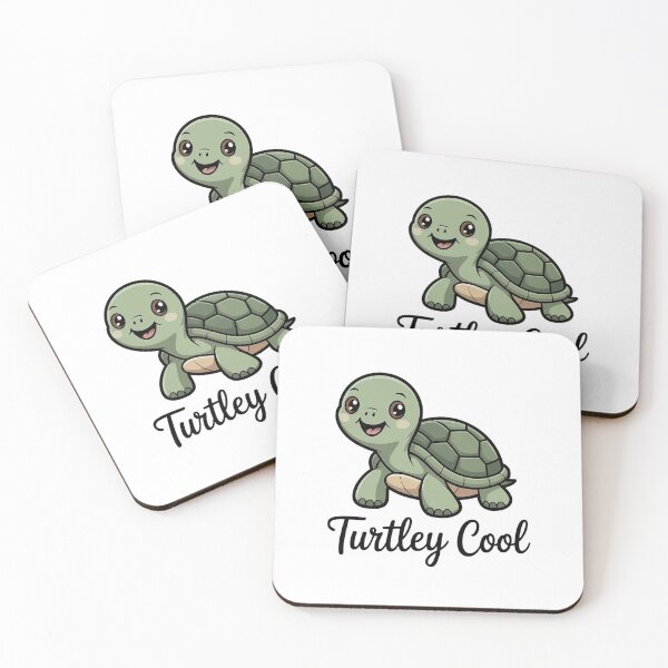 Item preview, Turtley Cool Cute Turtle designed and sold by Cool-cat-art.