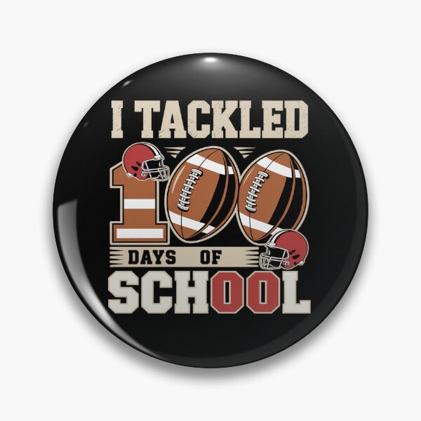 Item preview, 100 Days of School Boys Kids 100th Day of School Football designed and sold by BlassmausArt.