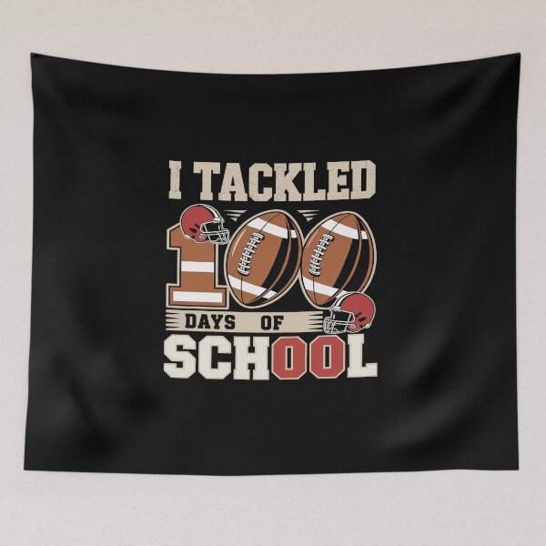Item preview, 100 Days of School Boys Kids 100th Day of School Football designed and sold by BlassmausArt.