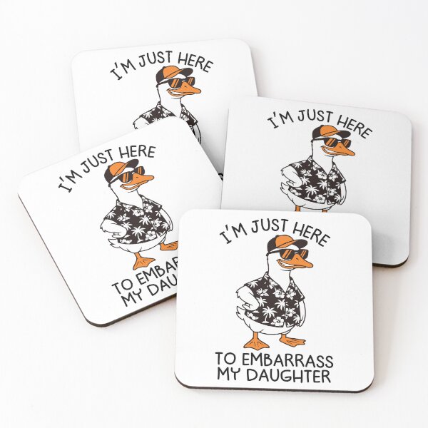 Item preview, I’m Just Here To Embarrass My Daughter Funny Goose Dad Proud Parent Fathers Day Humor designed and sold by gunaone-design.