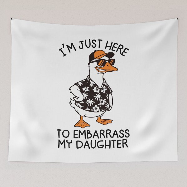 Item preview, I’m Just Here To Embarrass My Daughter Funny Goose Dad Proud Parent Fathers Day Humor designed and sold by gunaone-design.