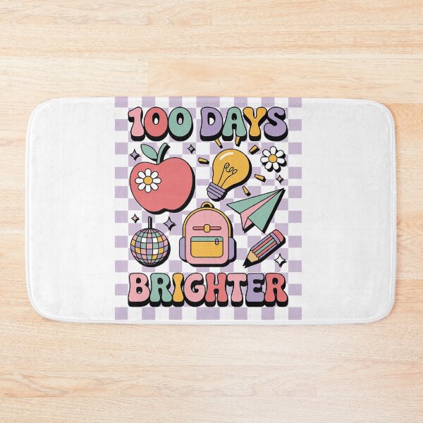 Item preview, 100 Days Brighter Retro Disco 100th Day of School Teacher designed and sold by BlassmausArt.