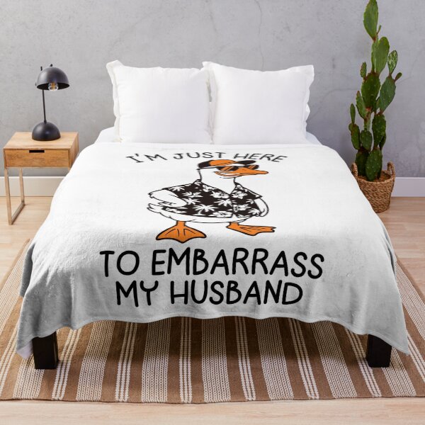 Item preview, I’m Just Here To Embarrass My Husband Funny Goose Wife designed and sold by gunaone-design.