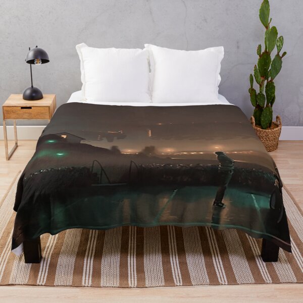 Item preview, Floating Ships Over Quiet Town Aesthetic designed and sold by ammyquarl.
