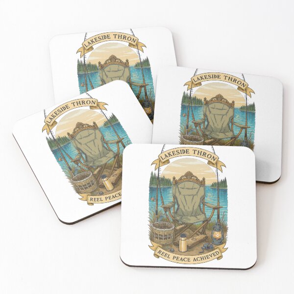 Item preview, Lakeside Throne Angler Funny Dad Fishing Gift designed and sold by YMLux.
