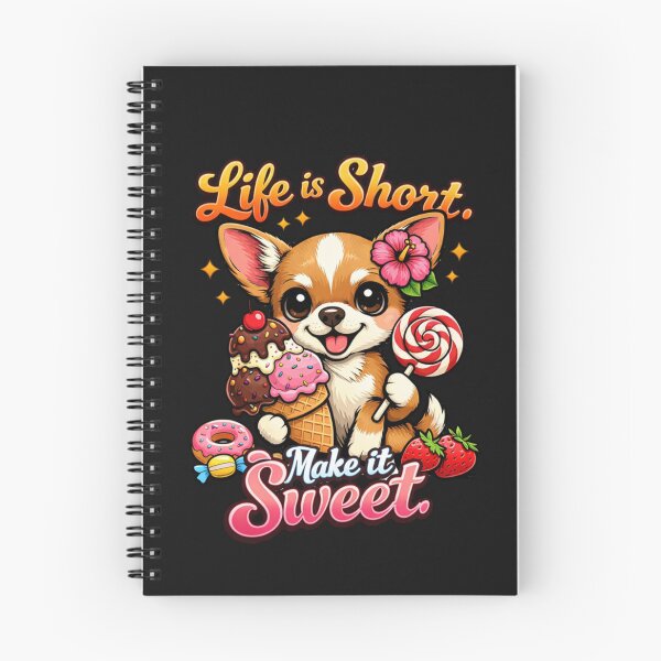 Item preview, Charming Dog Savoring Sugary Delights Design designed and sold by Tsugraf Designs.