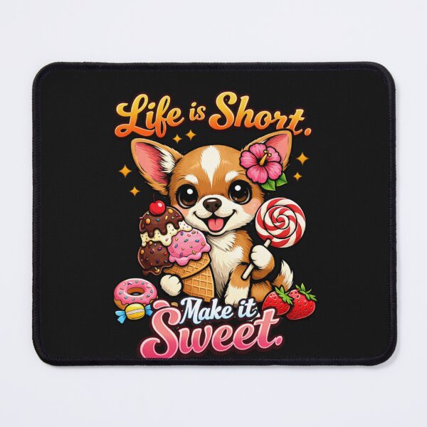 Item preview, Charming Dog Savoring Sugary Delights Design designed and sold by Tsugraf Designs.
