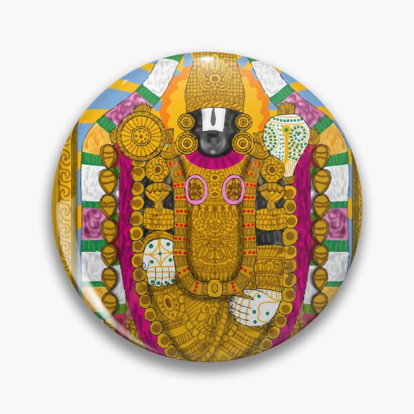 Item preview, Tirupati Balaji Divine Artwork – Lord Venkateswara Spiritual Illustration designed and sold by Harshit_Digital_Arts.